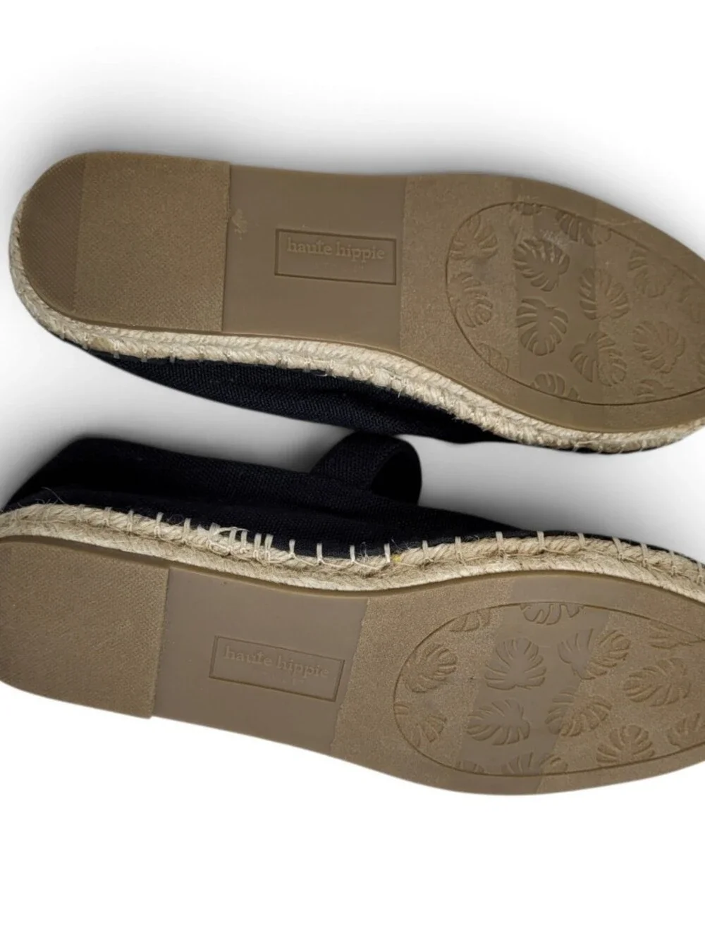 Haute Hippie Cecily Espadrille Mary Jane 7.5 Black NEW